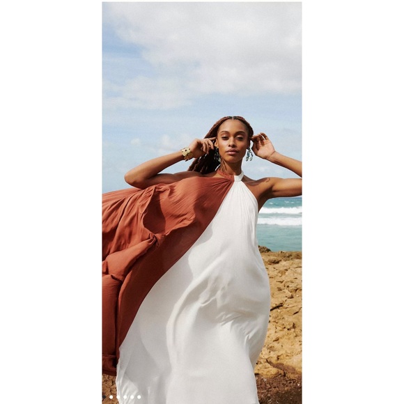 Anthropologie Dresses & Skirts - Anthropologie Let Me Be Colorblock
Halter Dress NWT